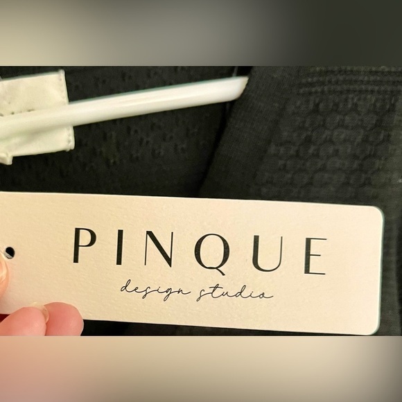 Pinque Size Small Long Sleeve Black Sweater  Boho Chic Size Small Witchy Modest - Picture 4 of 10